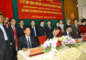 Lease signature in Yen Binh Industrial Park
