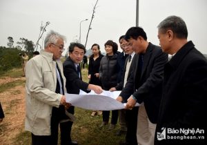 Mitsubishi Group field surveys for factory construction in Nghe An