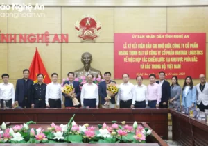 Hoàng Thịnh Đạt và Vantage Logistics ký biên bản hợp tác chiến lược tại Bắc Trung Bộ